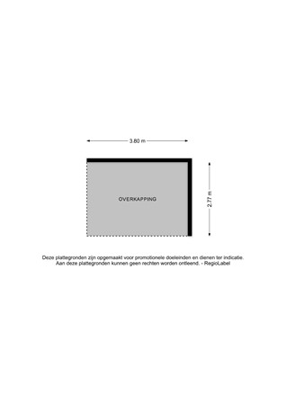 Floorplan - Dorpsstraat 22, 7384 BH Wilp